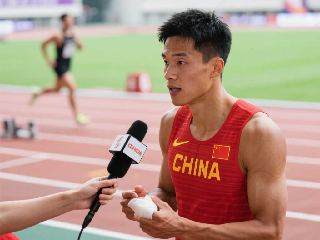 谢震业全运会计划挑战100米与200米双项,自评状态接近巅峰90% 谢震业全运会计划挑战100米与200米双项,自评状态接近巅峰90%